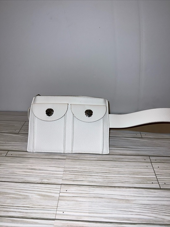 Vince Camuto Handbags - Vince Camuto White Leather Crossbody Belt Bag double pouch